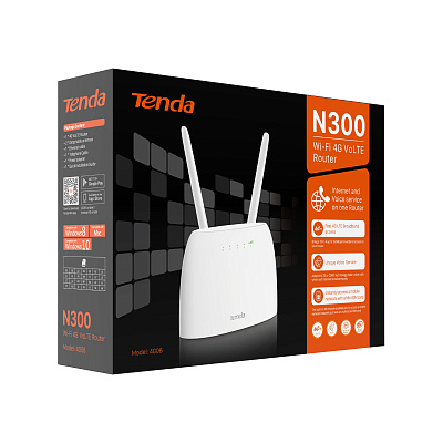 картинка Tenda 4G06 LTE Wi-Fi роутер от компании Intant